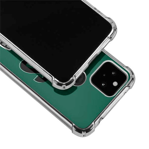 NFL New York Jets Helmet Google Pixel 5 Clear Case